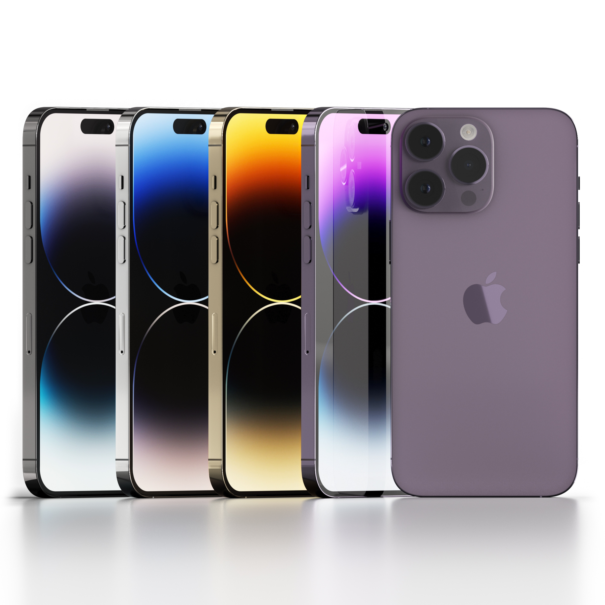 Цвета iPhone 14 Pro Apple